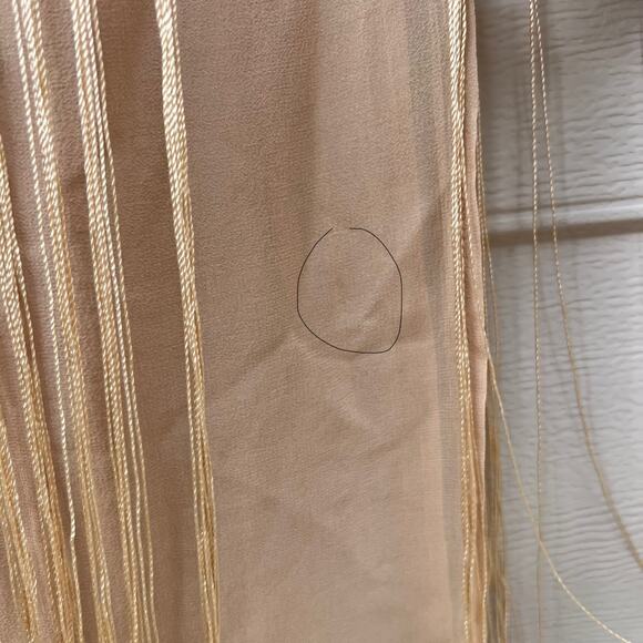 Sue Wong Nocturne Silk Beaded Halter Dress Gold Sz 8 Fringe Flapper Gatsby 30s - Picture 10 of 16